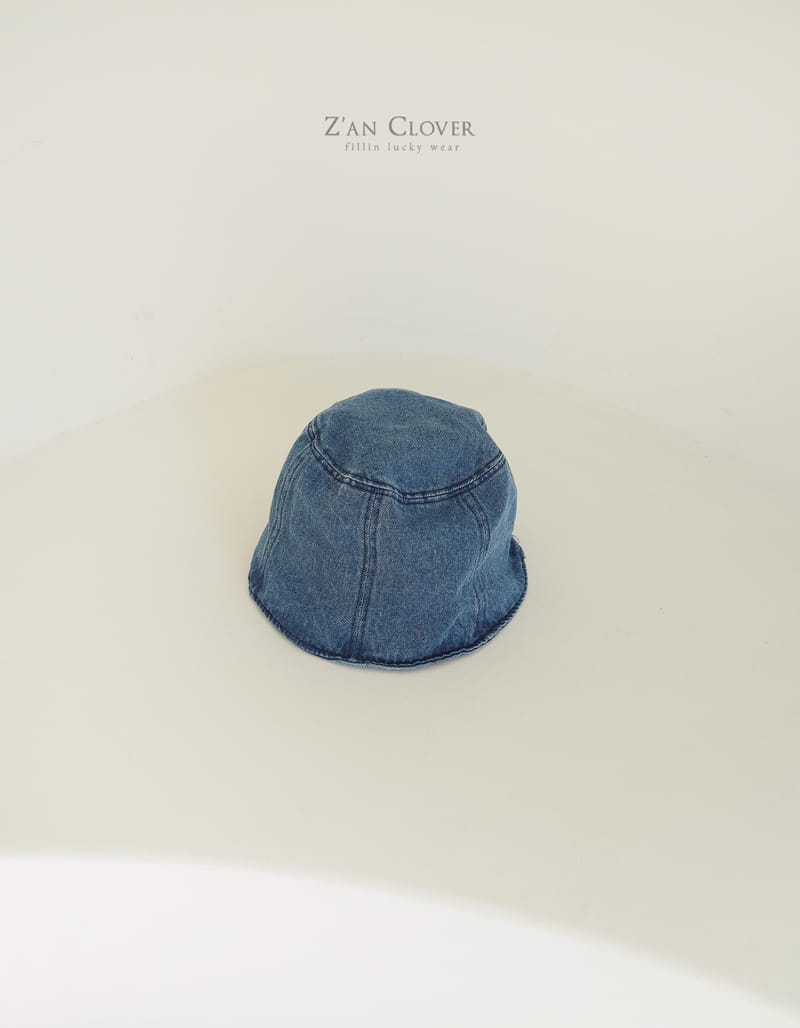 Zan Clover - Korean Children Fashion - #fashionkids - Denim Denim Bucket Hat - 4