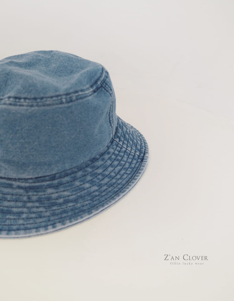 Zan Clover - Korean Children Fashion - #kidsstore - Denim Bucket Hat - 6