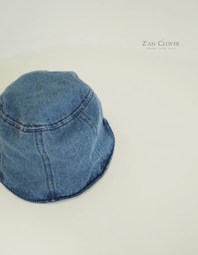 Zan Clover - Korean Children Fashion - #kidsstore - Denim Denim Bucket Hat - 5