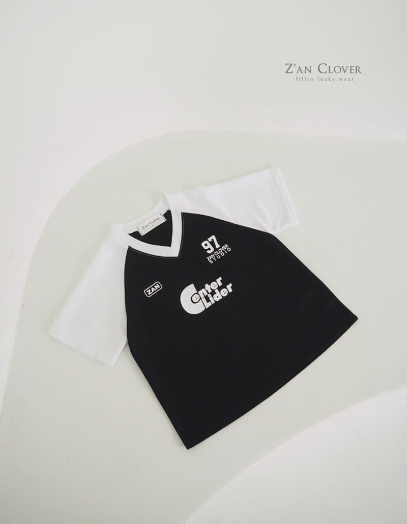 Zan Clover - Korean Children Fashion - #kidzfashiontrend - Center Football Tee - 2