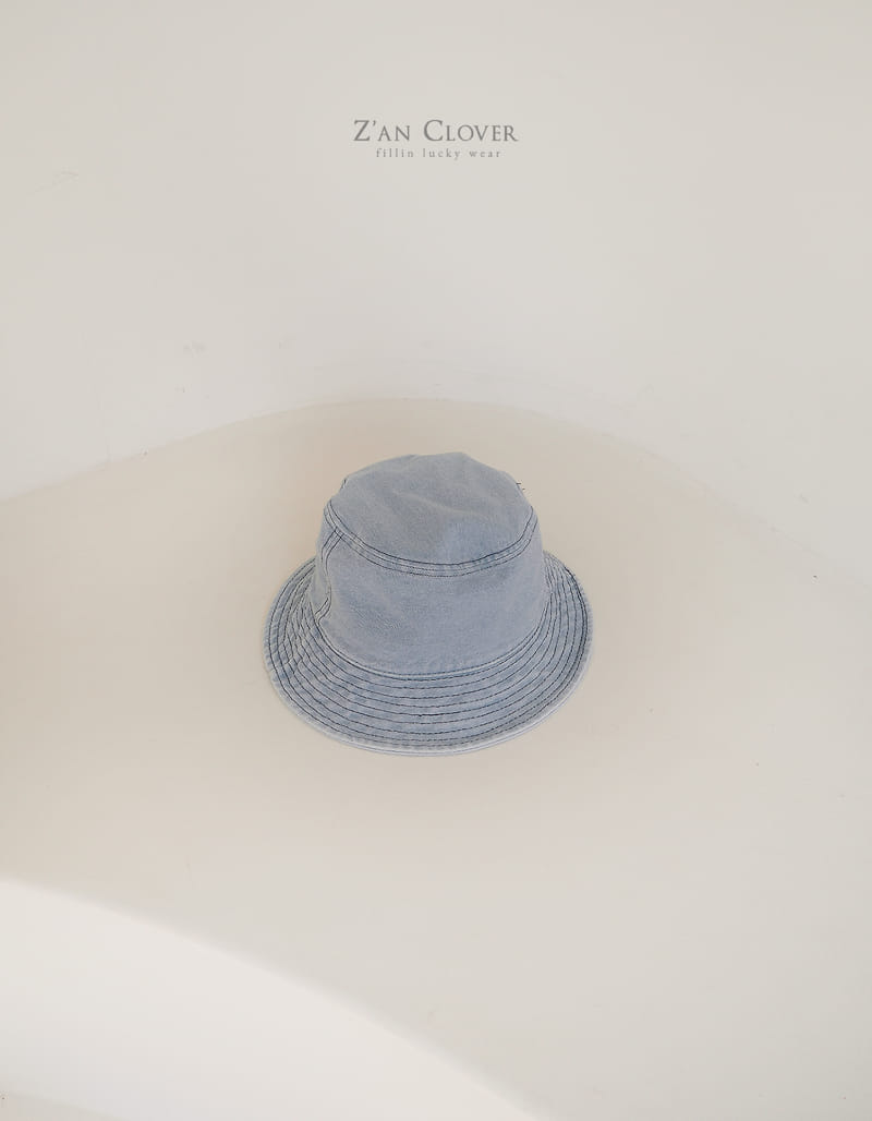 Zan Clover - Korean Children Fashion - #kidzfashiontrend - Denim Bucket Hat - 7