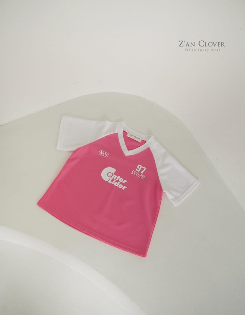 Zan Clover - Korean Children Fashion - #magicofchildhood - Center Football Tee - 5