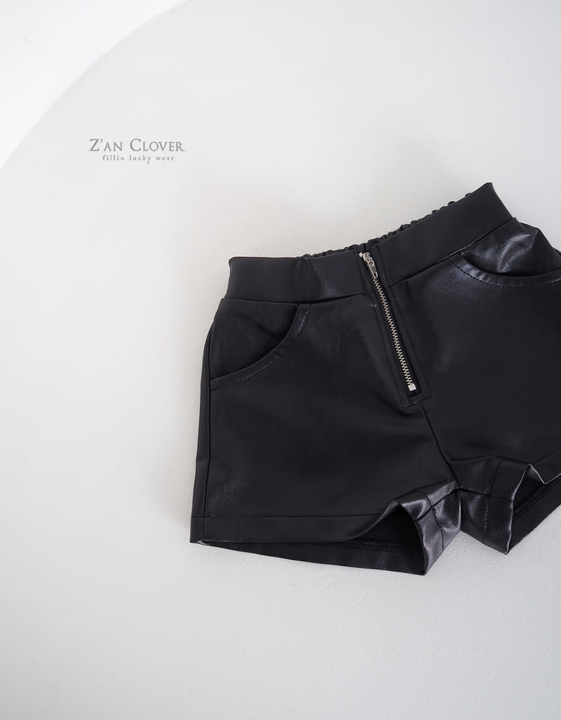 Zan Clover - Korean Children Fashion - #prettylittlegirls - Leather Shorts - 6