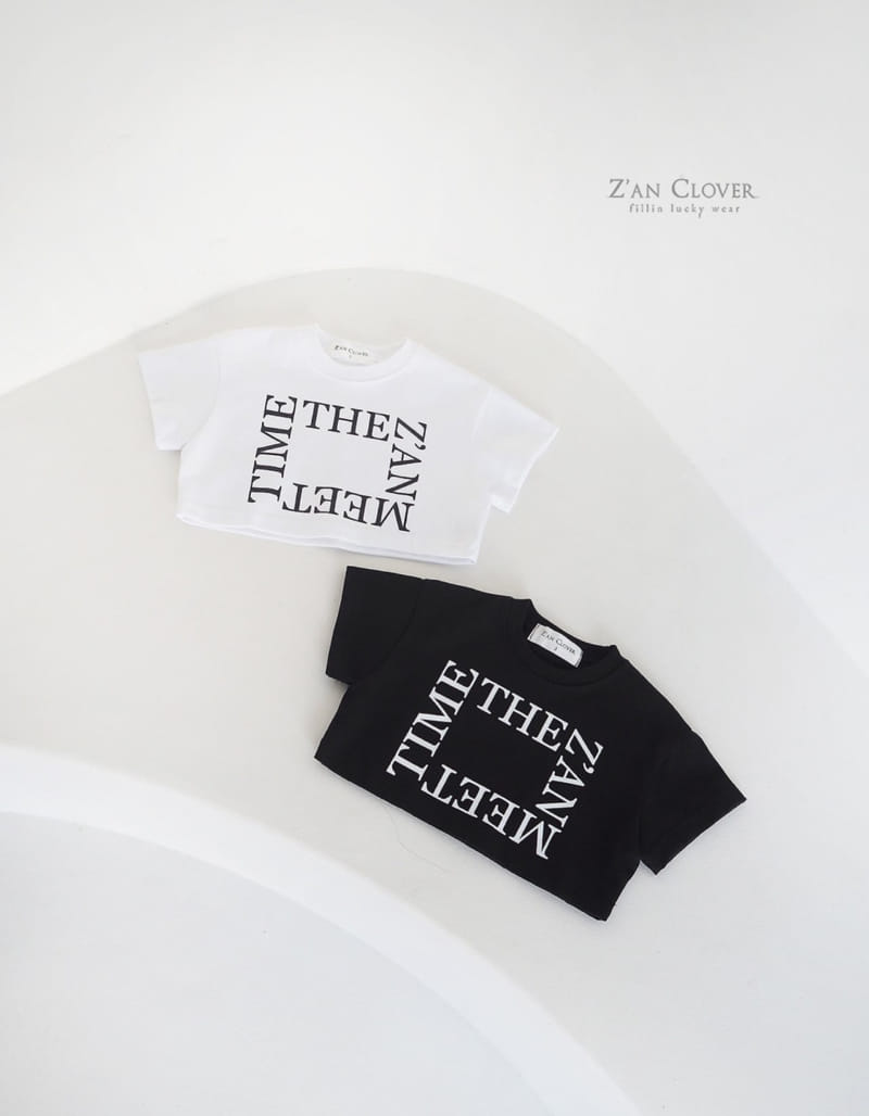 Zan Clover - Korean Children Fashion - #todddlerfashion - Time Short Tee