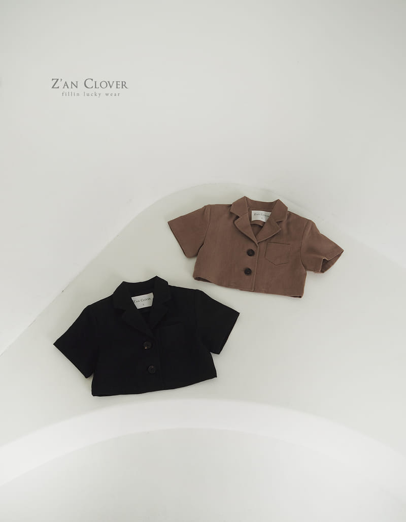 Zan Clover - Korean Children Fashion - #todddlerfashion - Linen Short Jacket - 11