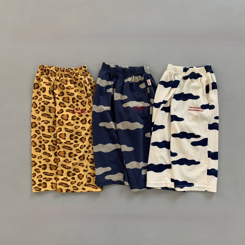 go;u - Korean Children Fashion - #Kfashion4kids - Yellow Cheetah Pants - 2