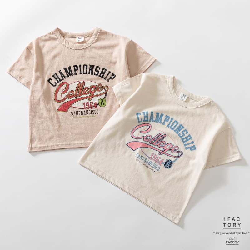 1 Fac - Korean Children Fashion - #kidsstore - Champion Tee - 4