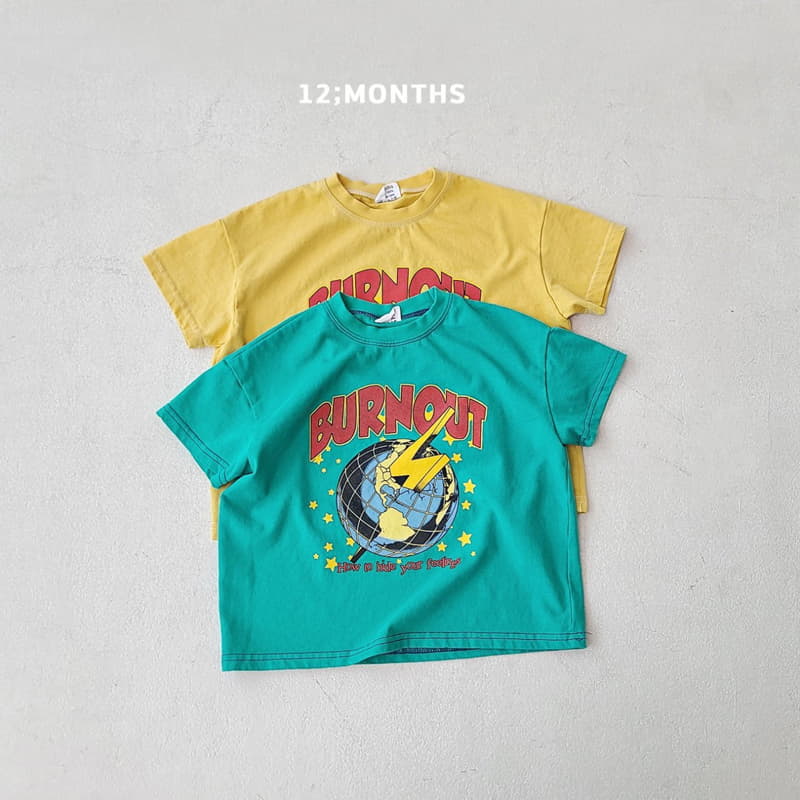 12 Month - Korean Children Fashion - #designkidswear - Burn Out Tee with Mom