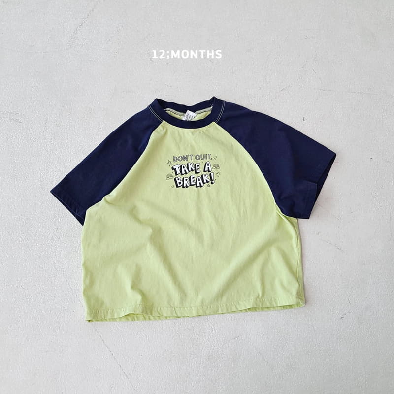 12 Month - Korean Children Fashion - #discoveringself - Take Raglan Tee - 3