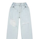 Damage Slit Jeans