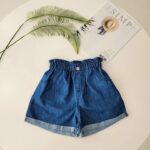 Frill Denim Shorts