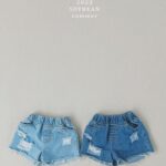 Demage Denim Shorts