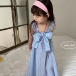 Check Ribbon One-piece