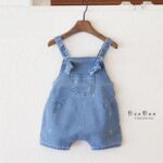 Bonbon Dungarees Denim Shorts