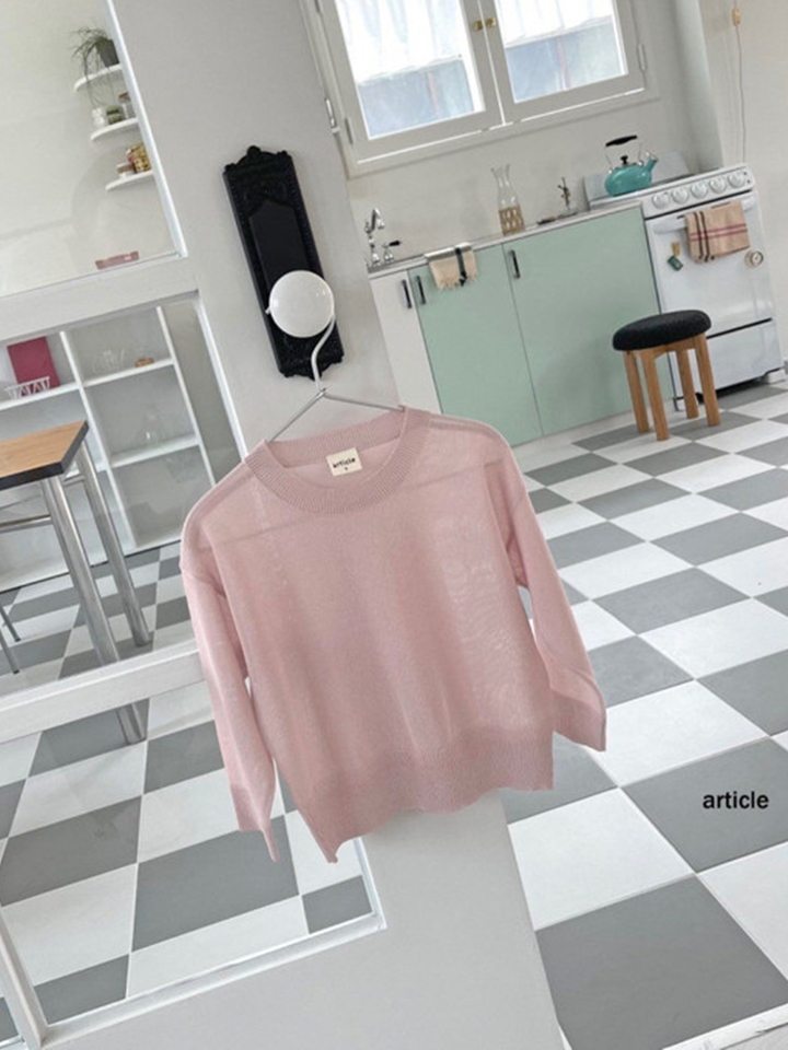 Picnic Round Knit Tee