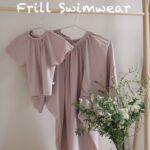 Frill Swim Tee with mom