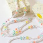 Candy Flower Lonf Strap