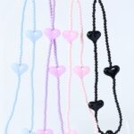 Heart Long Beads Strap