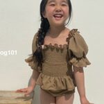 Log Smocked Two-piece