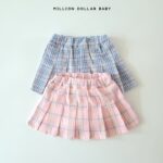 Pop Corn Check Skirt