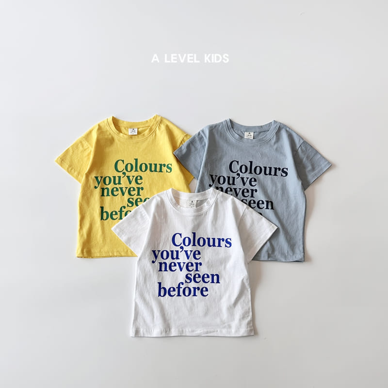 A Level - Korean Children Fashion - #discoveringself - Color Tee - 4