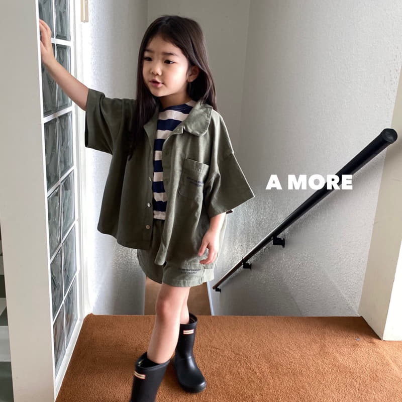 A More - Korean Children Fashion - #kidzfashiontrend - People Collar Tee - 7