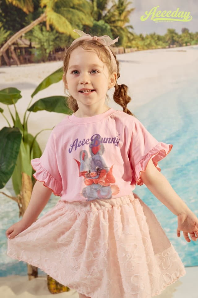 Aeeeday - Korean Children Fashion - #Kfashion4kids - Ribbon Rabbit Tee - 9