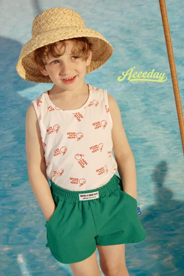 Aeeeday - Korean Children Fashion - #Kfashion4kids - Apple Sleeveless - 8