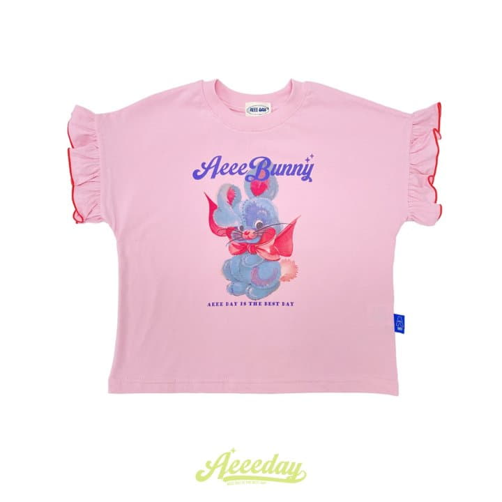 Aeeeday - Korean Children Fashion - #childofig - Ribbon Rabbit Tee