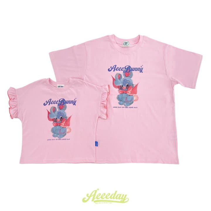 Aeeeday - Korean Children Fashion - #designkidswear - Ribbon Rabbit Tee - 3