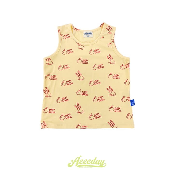 Aeeeday - Korean Children Fashion - #designkidswear - Apple Sleeveless - 2