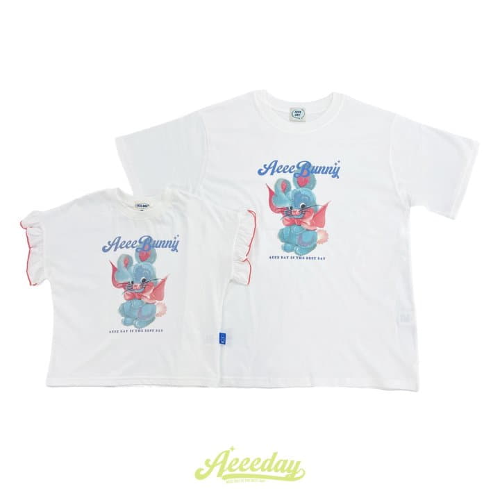 Aeeeday - Korean Children Fashion - #fashionkids - Ribbon Rabbit Tee - 5