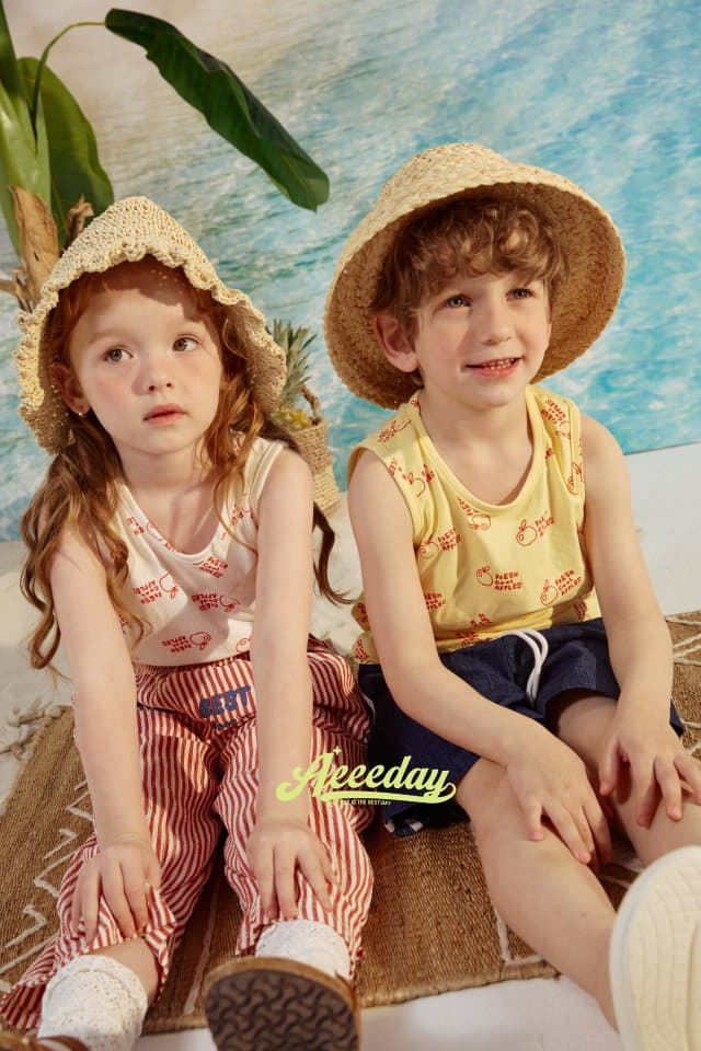 Aeeeday - Korean Children Fashion - #discoveringself - Apple Sleeveless - 4