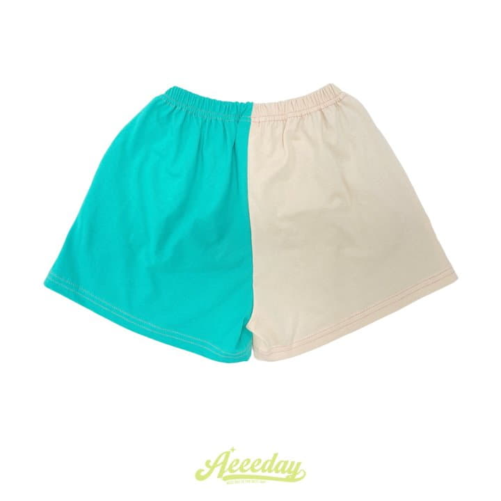 Aeeeday - Korean Children Fashion - #fashionkids - Color Block Shorts - 2