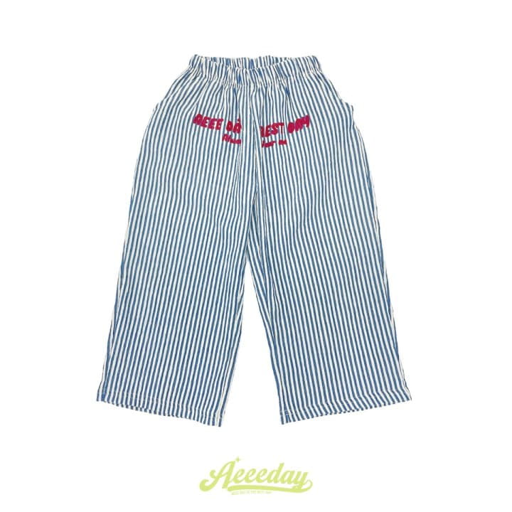 Aeeeday - Korean Children Fashion - #fashionkids - Cook Stripes Pants