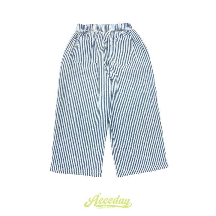 Aeeeday - Korean Children Fashion - #kidsshorts - Cook Stripes Pants - 2