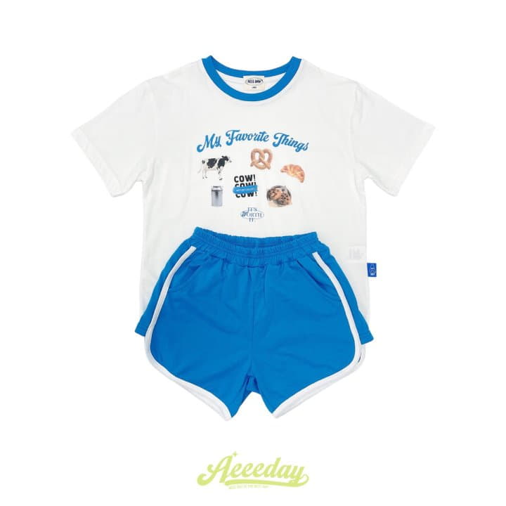 Aeeeday - Korean Children Fashion - #kidzfashiontrend - Favortie Top Bottom Set