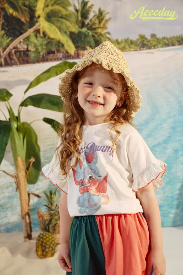 Aeeeday - Korean Children Fashion - #littlefashionista - Ribbon Rabbit Tee - 10