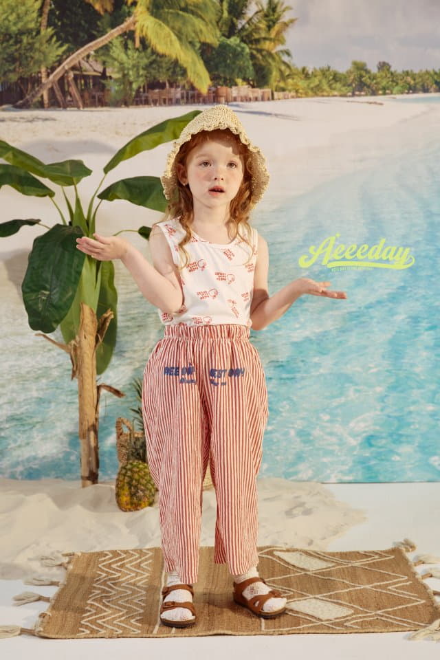 Aeeeday - Korean Children Fashion - #minifashionista - Cook Stripes Pants - 8