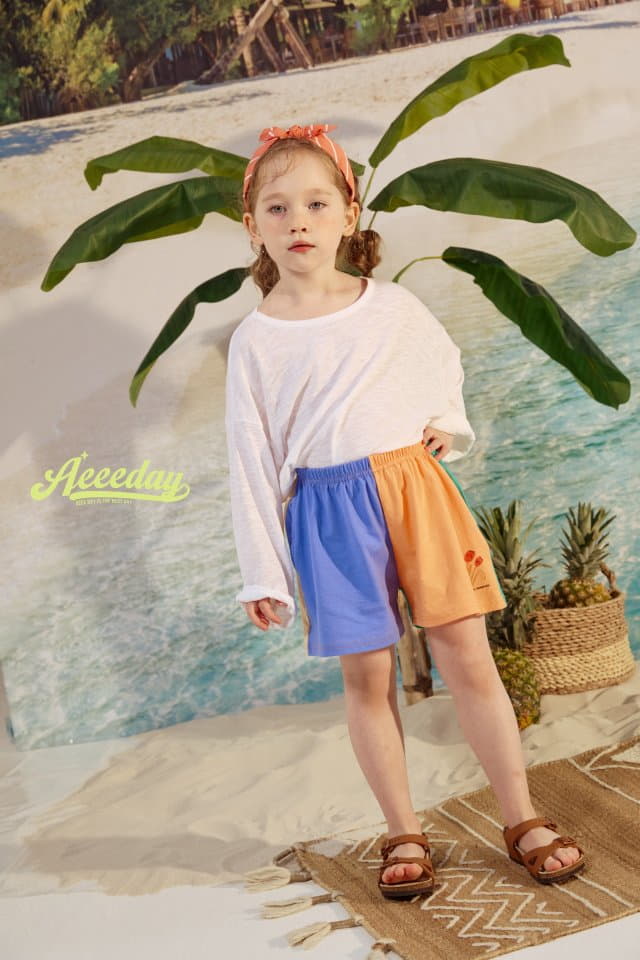 Aeeeday - Korean Children Fashion - #prettylittlegirls - Color Block Shorts - 10