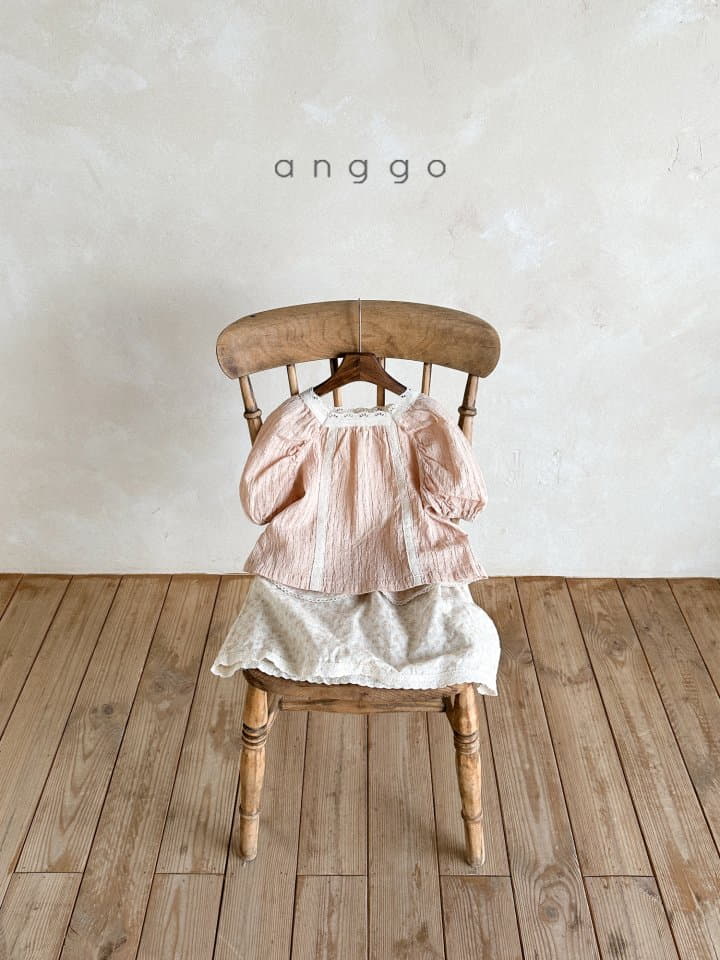 Anggo - Korean Children Fashion - #childofig - Cream Cheese Blouse - 9