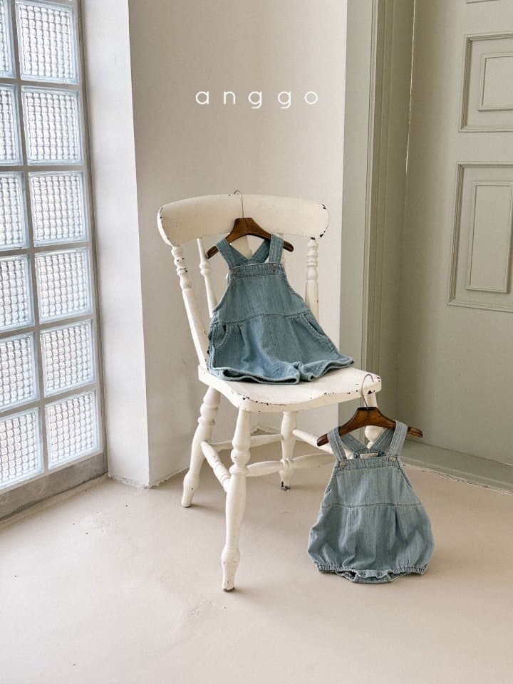 Anggo - Korean Children Fashion - #magicofchildhood - Craker Overalls Denim - 6