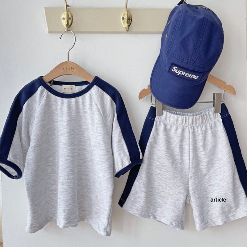 Article - Korean Children Fashion - #childofig - Pin Top Bottom Set - 2