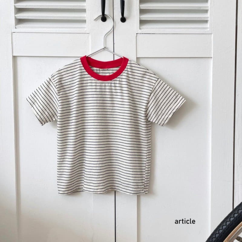 Article - Korean Children Fashion - #childofig - Bukin Stripes Tee