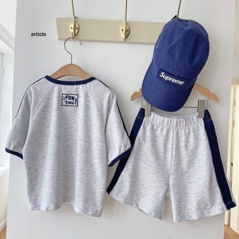 Article - Korean Children Fashion - #childrensboutique - Pin Top Bottom Set - 3