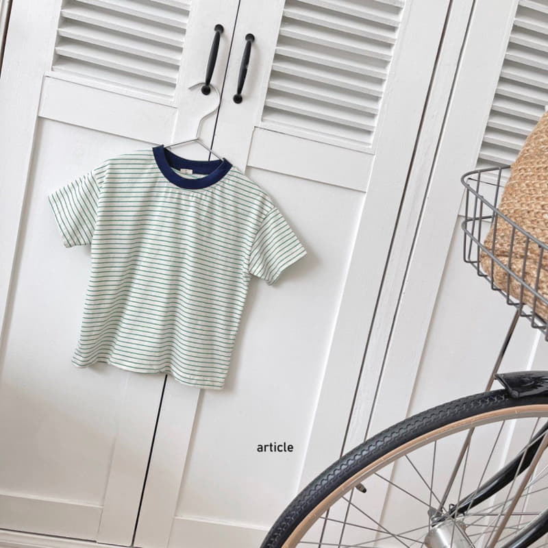 Article - Korean Children Fashion - #childrensboutique - Bukin Stripes Tee - 3