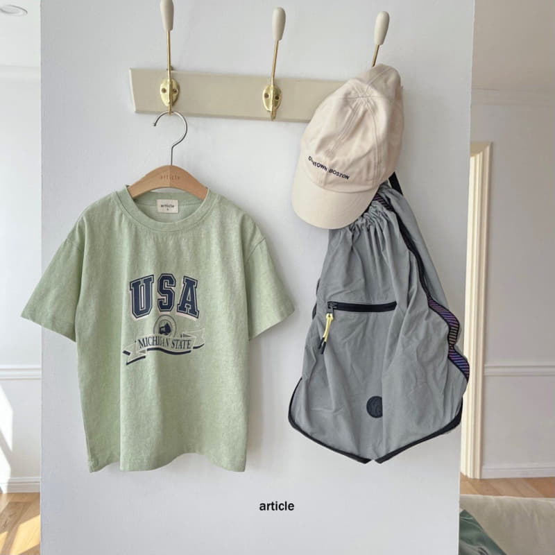 Article - Korean Children Fashion - #childrensboutique - USA Pigment Tee - 2