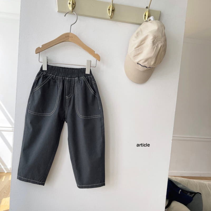 Article - Korean Children Fashion - #designkidswear - Collin Stitch Pants - 6