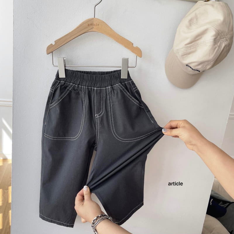 Article - Korean Children Fashion - #discoveringself - Collin Stitch Pants - 7