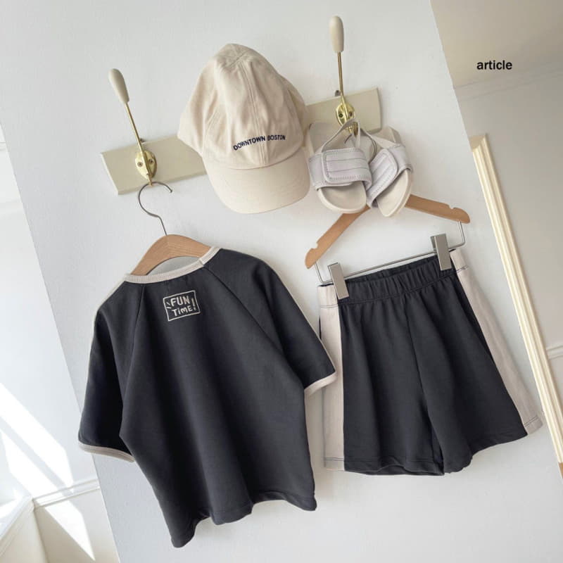 Article - Korean Children Fashion - #discoveringself - Pin Top Bottom Set - 5